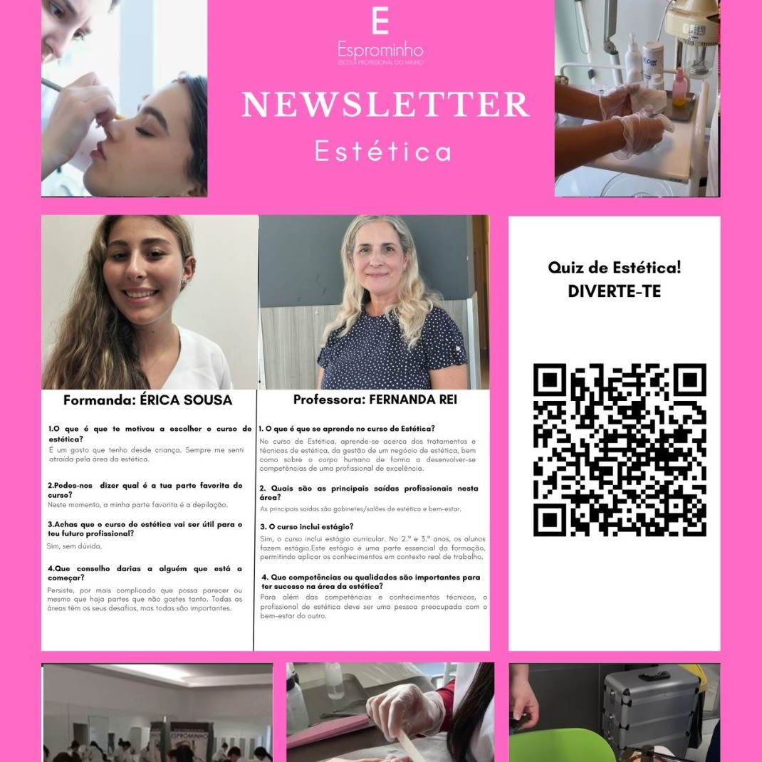 Curso Profissional de Estética na ESPROMINHO: Onde a Beleza se Aprende e Transforma Futuros